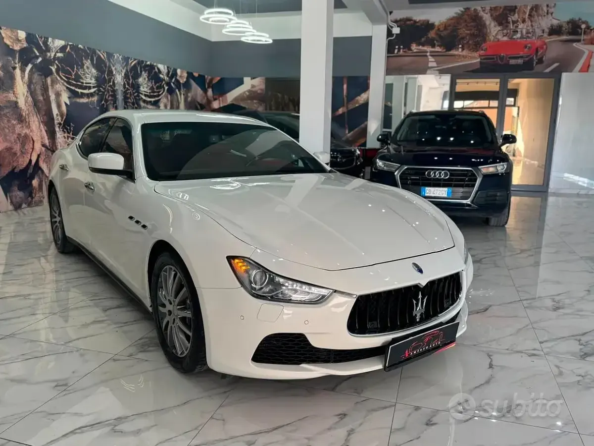 Usata Maserati Ghibli 410 CV (301 kW) 2015 Bianco Berlina