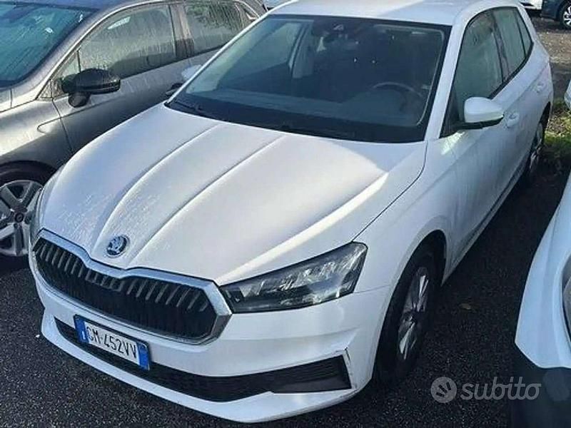 Usata Skoda Fabia Ambition 80 CV (58 kW) 2023 Bianco Berlina