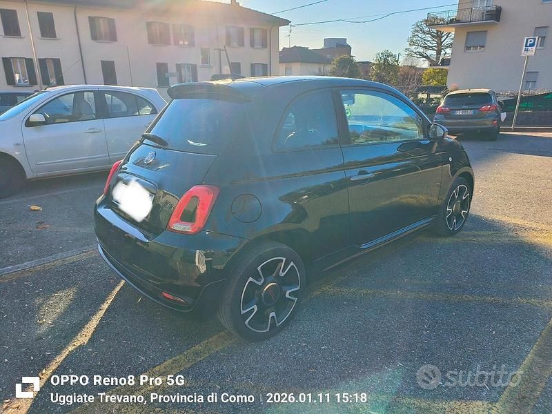 Usata Fiat 500 S 85 CV (62 kW) 2016 Nero Berlina