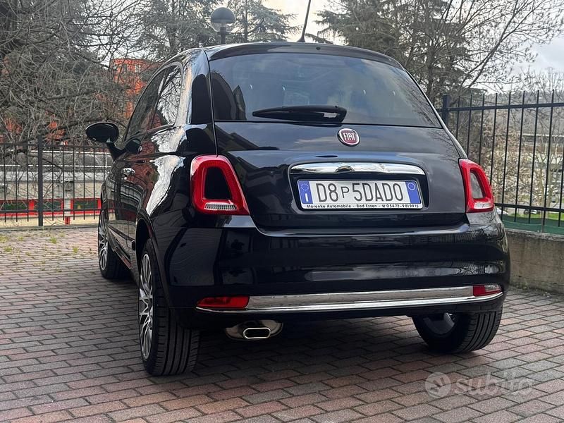 Usata Fiat 500 Lounge 69 CV (50 kW) 2018 Nero Berlina
