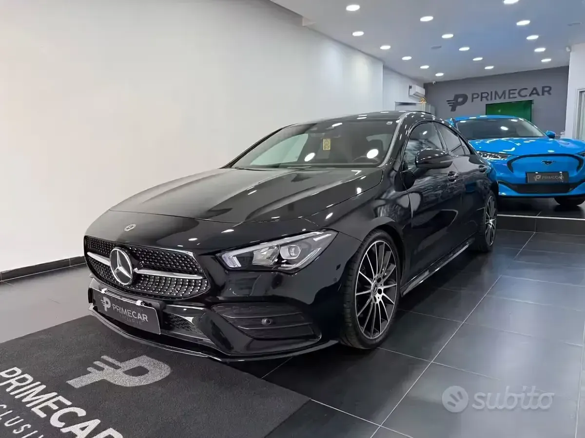 Usata Mercedes CLA200 Premium 150 CV (110 kW) 2021 Nero Coupé