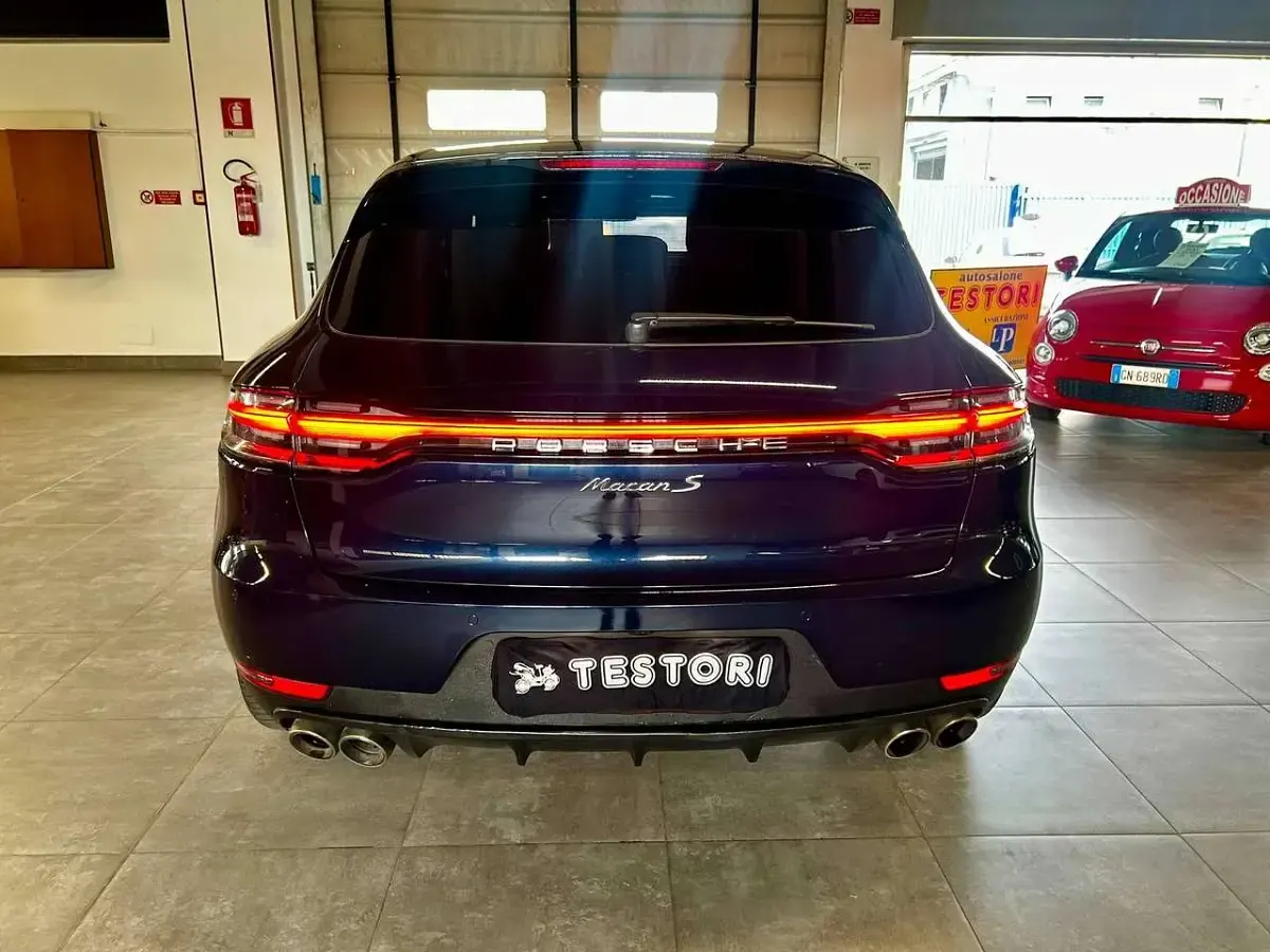 Usata Porsche Macan 354 CV (260 kW) 2019 Blu/azzurro SUV