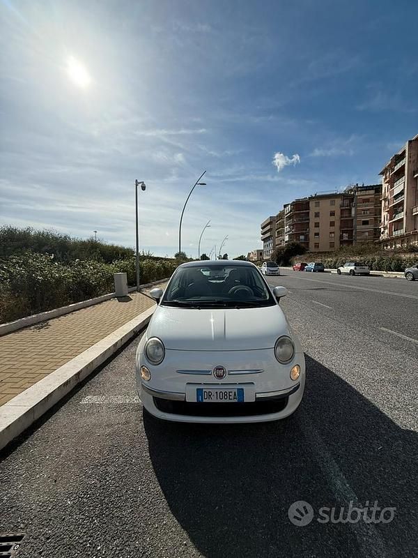 Usata Fiat 500 75 CV (55 kW) 2008 Bianco Berlina