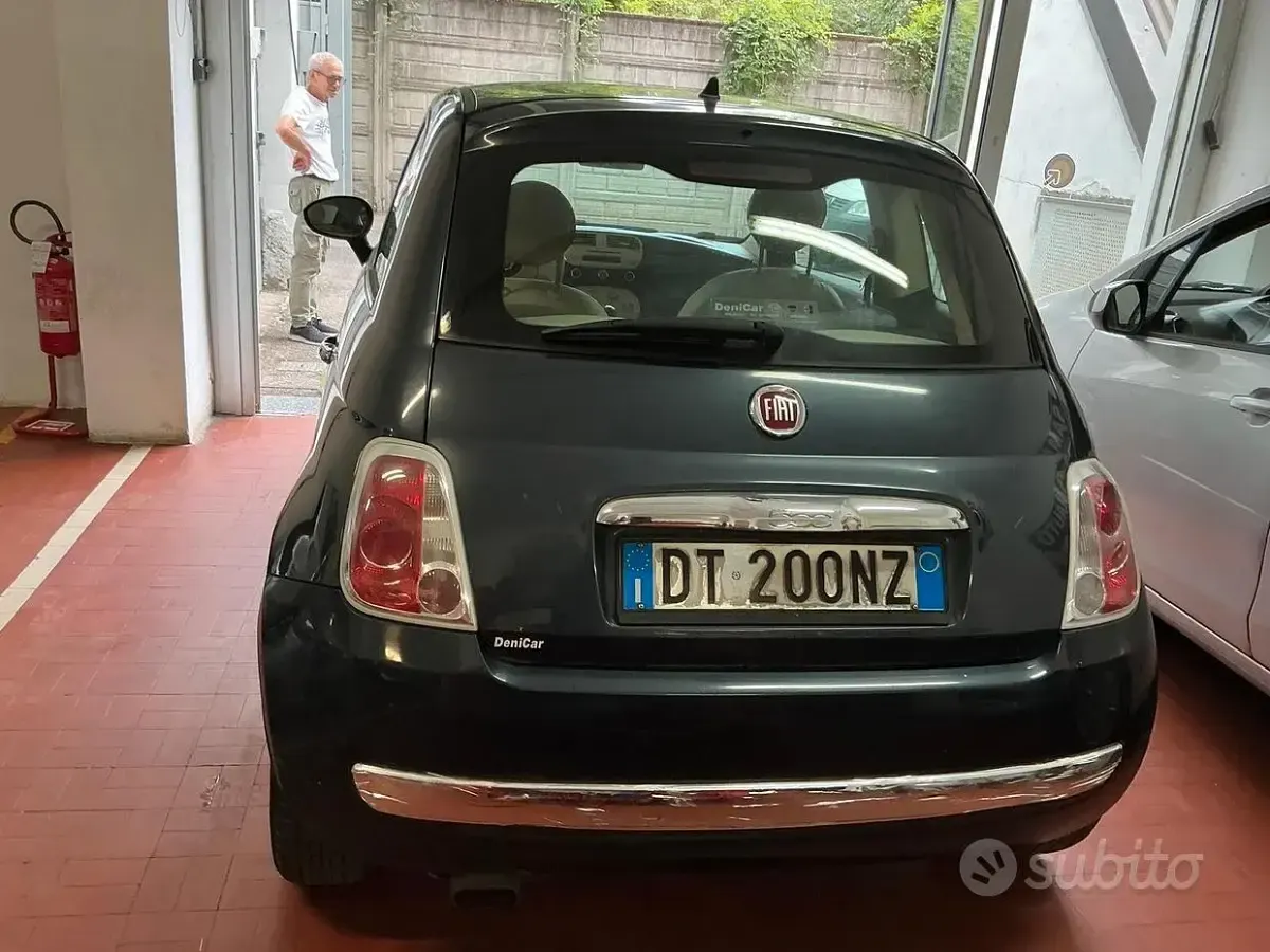 Usata Fiat 500 69 CV (50 kW) 2009 Bluazzurro Cabrio