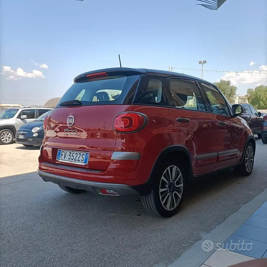 Usata Fiat 500L Cross 120 CV (88 kW) 2018 Rosso Monovolume