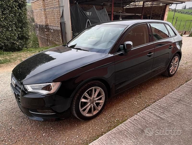 Usata Audi A3 105 CV (77 kW) 2014 Nero Berlina