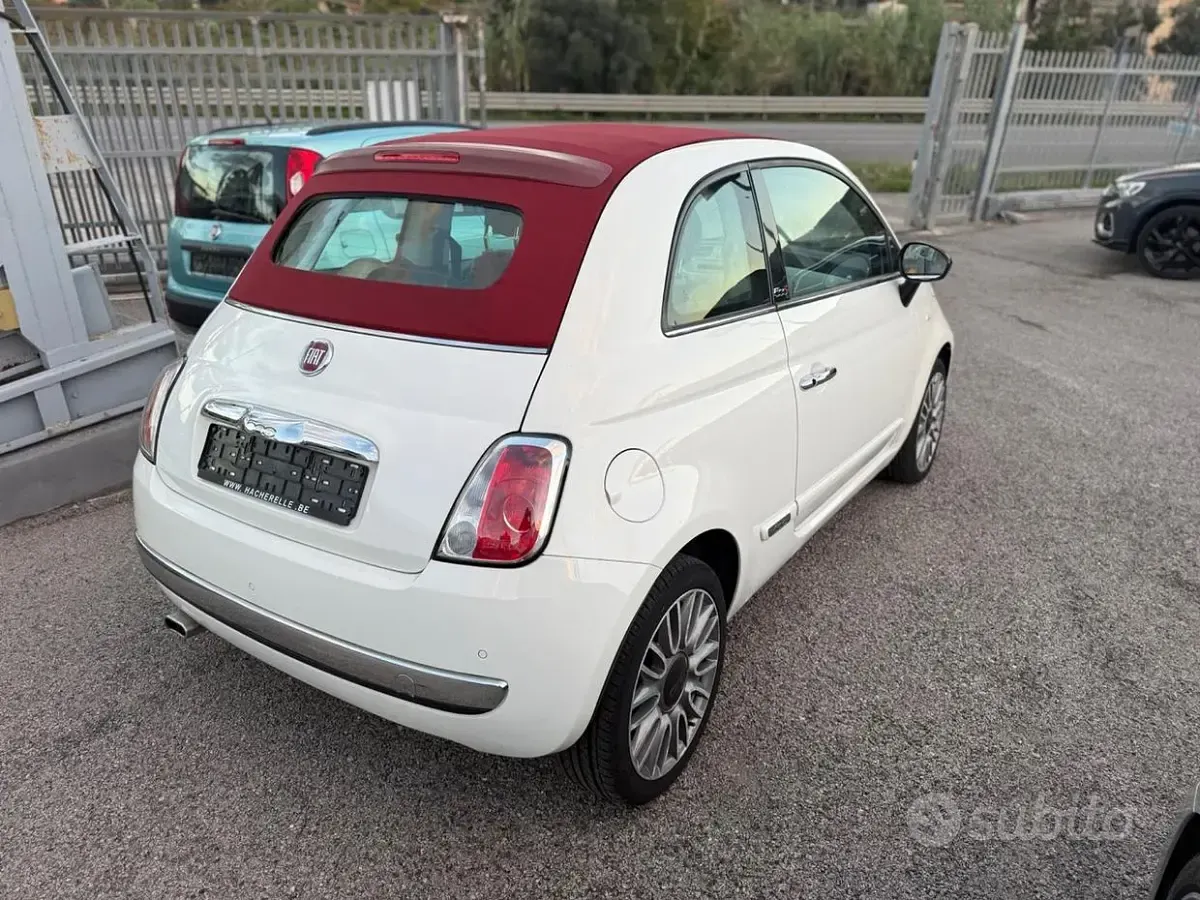 Begagnad Fiat 500C 69 HK (50 kW) 2014 Vit Cab