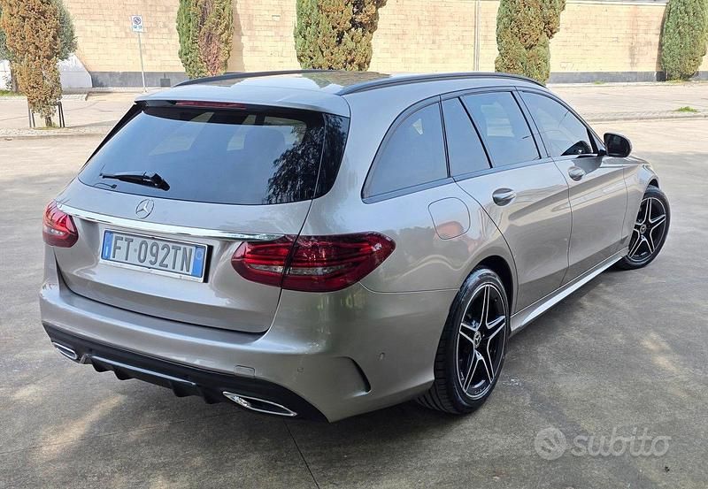 Usata Mercedes C220 Premium 194 CV (142 kW) 2019 Marrone Station wagon