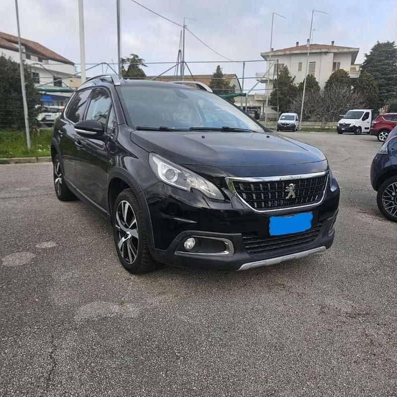 Brugt Peugeot 2008 Allure 100 HK (73 kW) 2018 Sort SUV