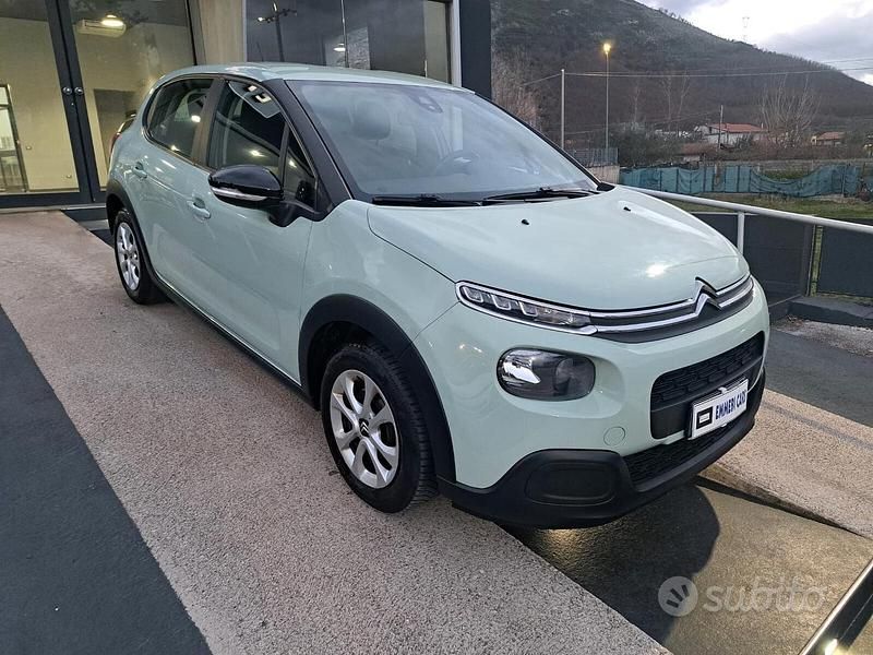 Usata Citroën C3 Feel 82 CV (60 kW) 2018 Verde Utilitaria