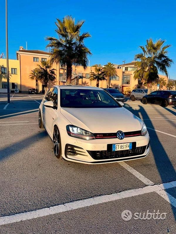 Usata VW Golf VII GTI 220 CV (161 kW) 2013 Bianco Berlina