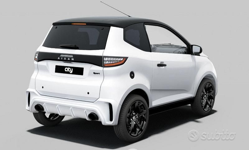 Nuova Aixam City Sport 2025 Bianco Berlina