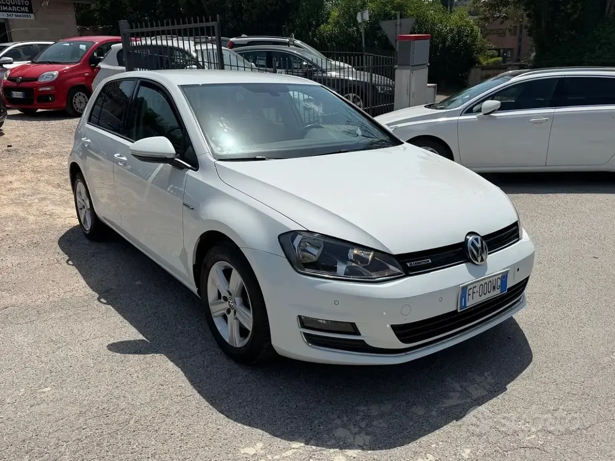 Usata VW Golf VII Executive 110 CV (80 kW) 2016 Bianco Berlina