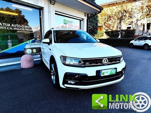 Usata VW Tiguan R-line 131 CV (96 kW) 2019 Bianco SUV