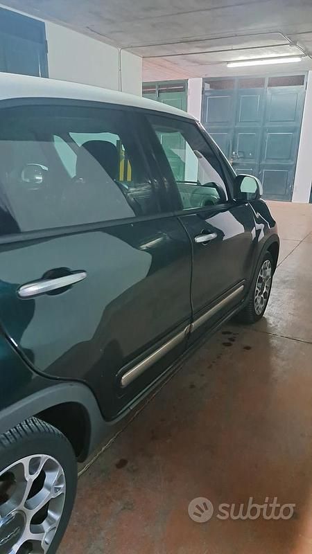 Usata Fiat 500L Trekking 95 CV (69 kW) 2016 Verde Monovolume