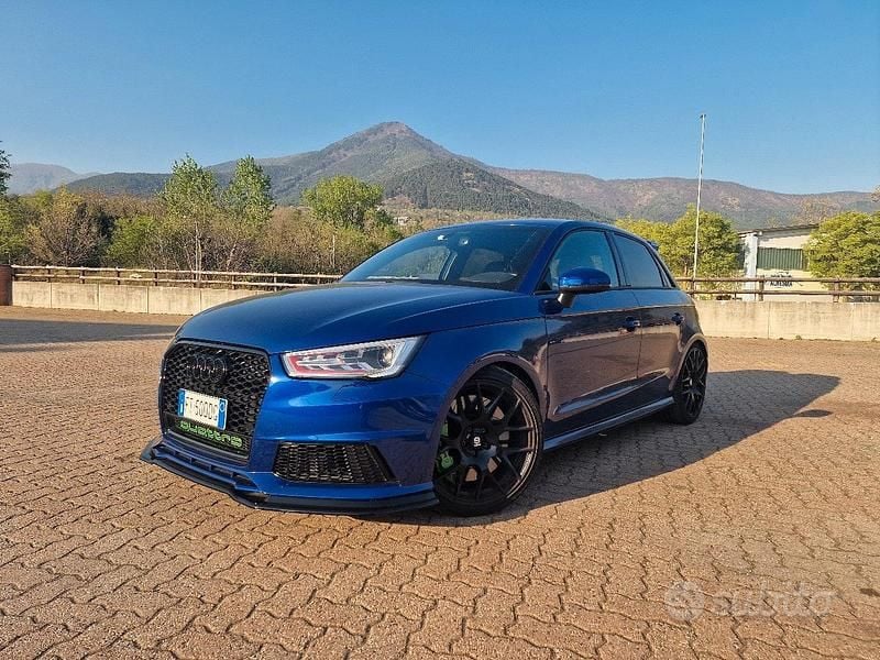 Usata Audi S1 231 CV (169 kW) 2017 Blu Utilitaria