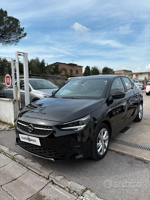 Usata Opel Corsa Elegance 75 CV (55 kW) 2021 Nero Berlina