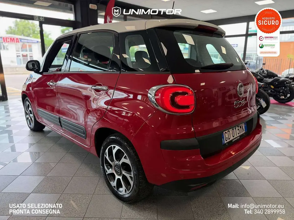Usata Fiat 500L Business 95 CV (69 kW) 2020 Rosso passione Monovolume