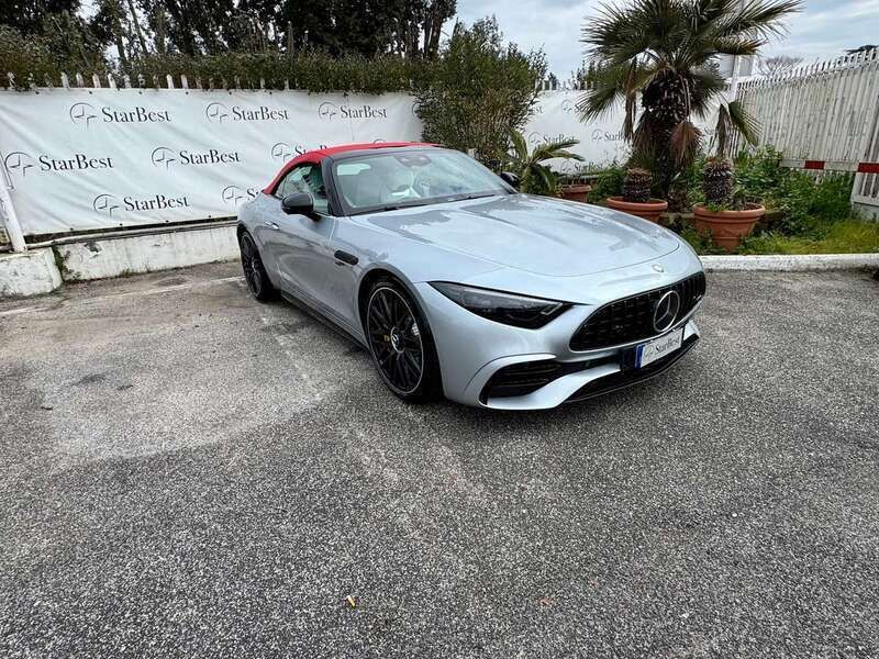 Usata Mercedes SL43 AMG Premium Plus 381 CV (280 kW) 2024 Silver metallic Cabrio