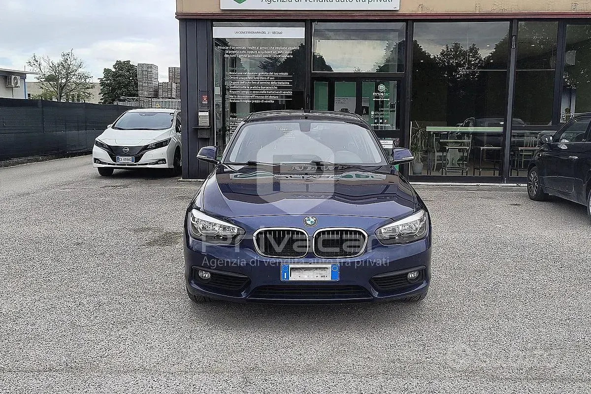 Usata BMW 118 Advantage 150 CV (110 kW) 2016 Blu Utilitaria