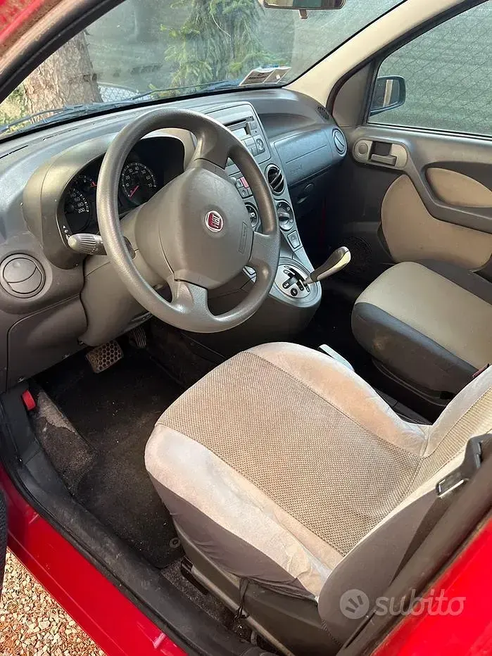 Usata Fiat Panda 60 CV (44 kW) 2008 Rosso Utilitaria