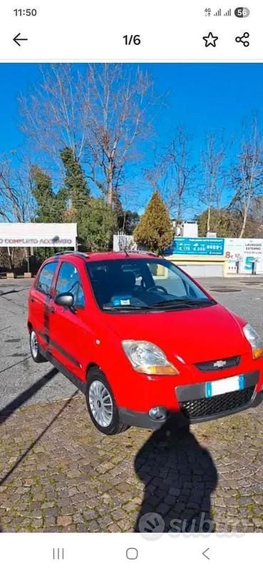Usata Chevrolet Matiz 2009 Rosso Utilitaria
