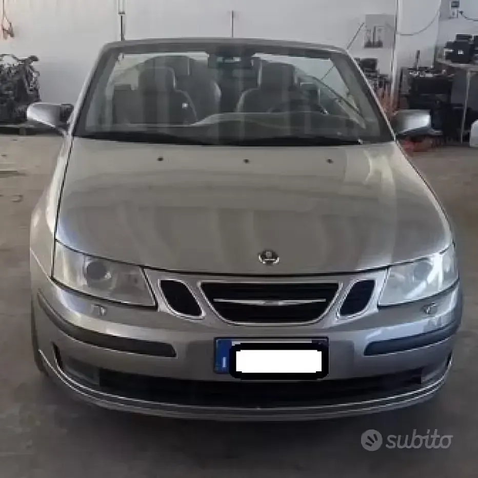 Usata Saab 9-3 Cabriolet 175 CV (128 kW) 2003 Grigio Cabrio