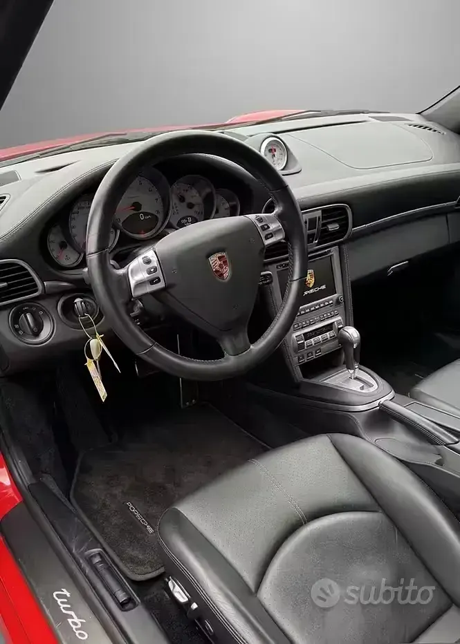 Usata Porsche 911 Turbo 480 CV (353 kW) 2008 Rosso Coupé