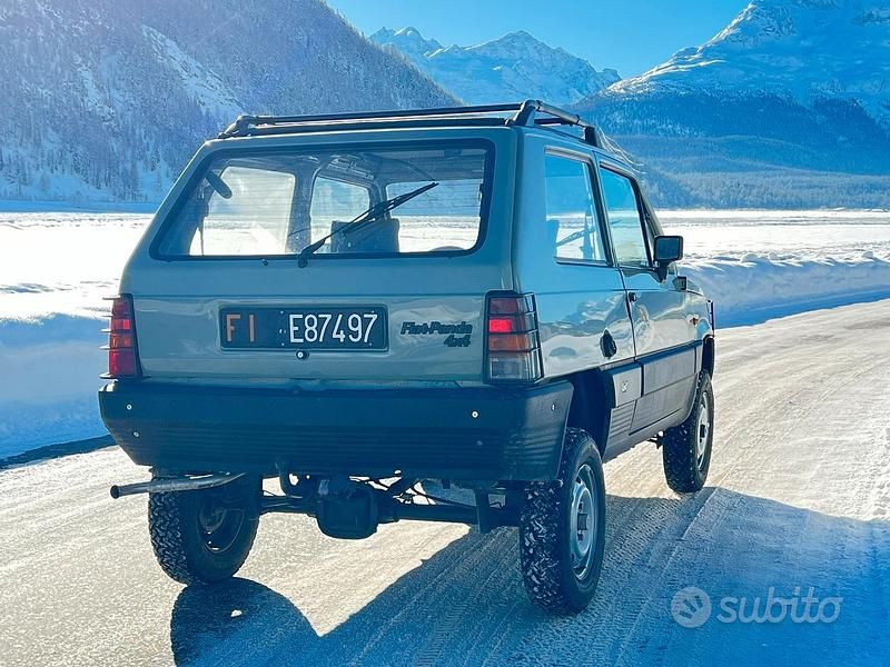 Usata Fiat Panda 4x4 1985 Verde Utilitaria