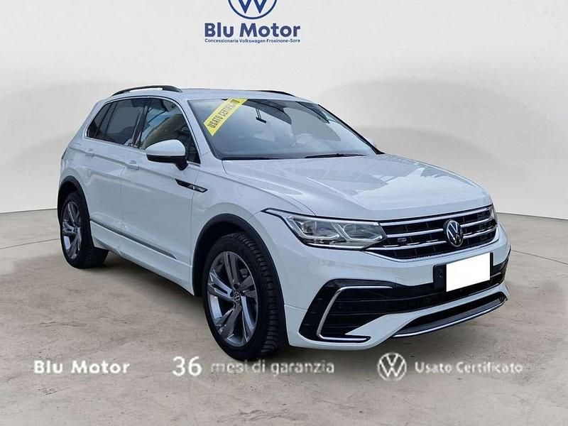 Usata VW Tiguan R-line 150 CV (110 kW) 2023 Pure white SUV