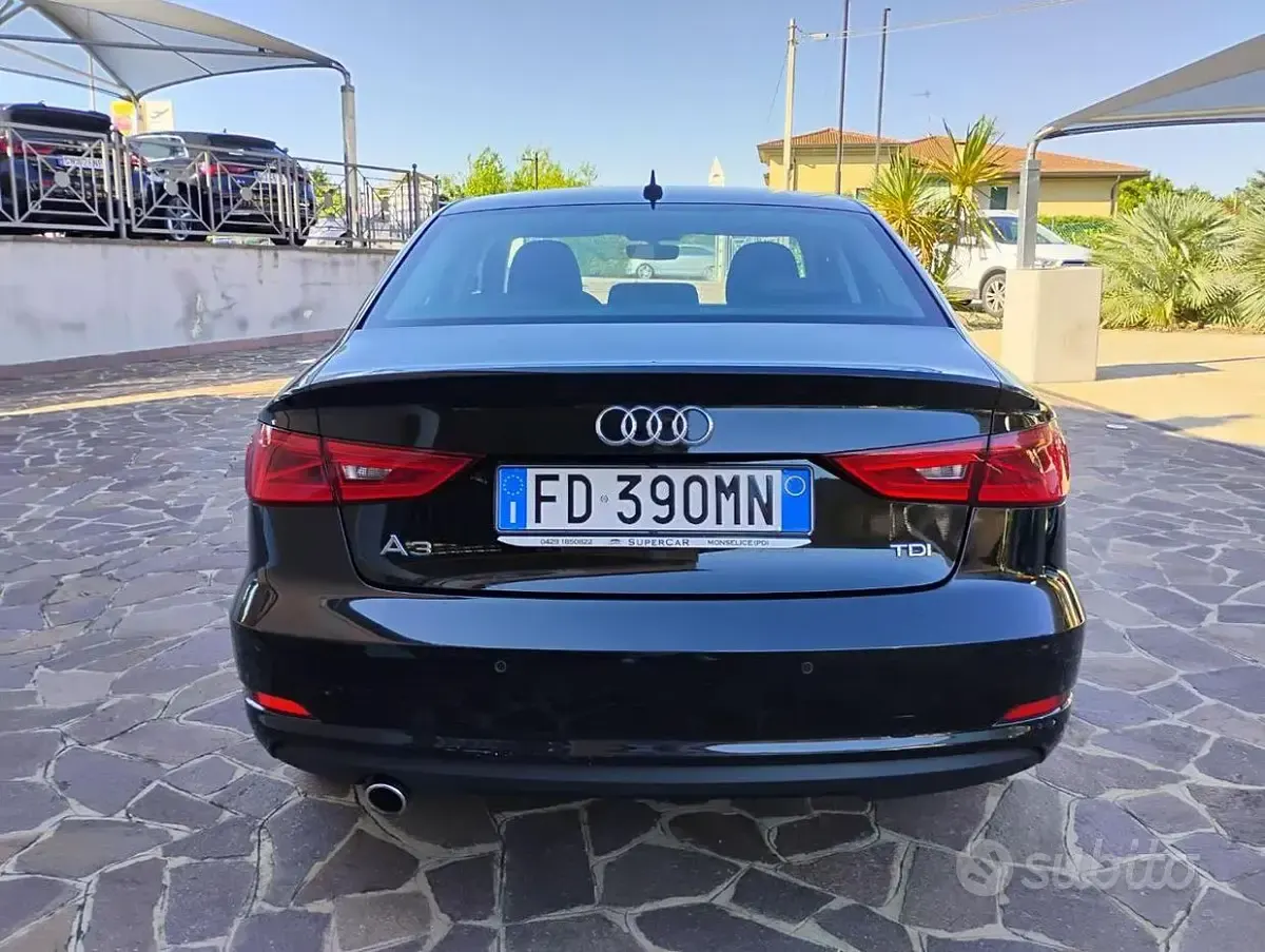 Usata Audi A3 Ambition 110 CV (80 kW) 2016 Nero Berlina
