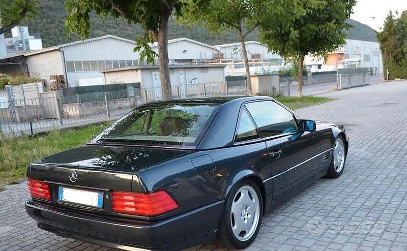 Usata Mercedes SL320 231 CV (169 kW) 1993 Blu Cabrio