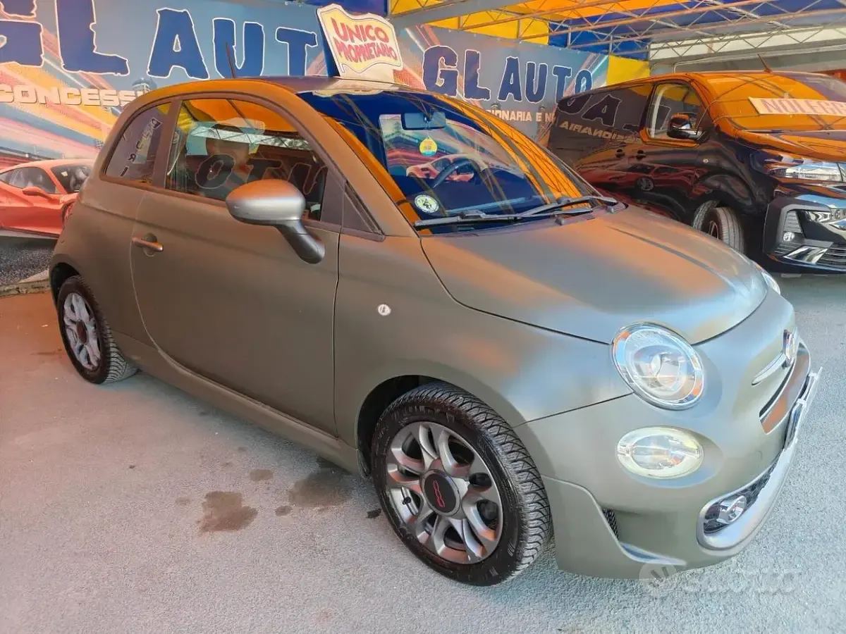 Usata Fiat 500S S 69 CV (50 kW) 2017 Verde Berlina
