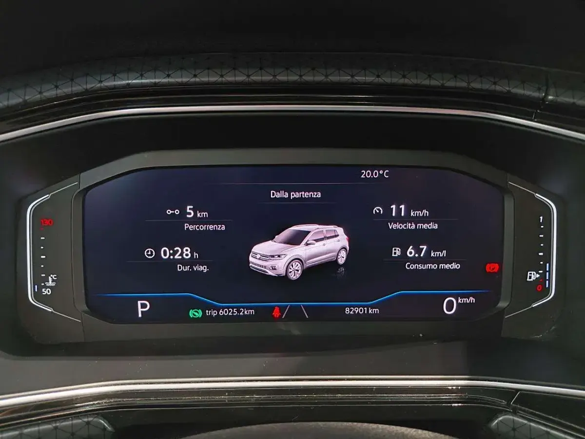 Usata VW T-Cross Advance 116 CV (85 kW) 2019 Blu SUV