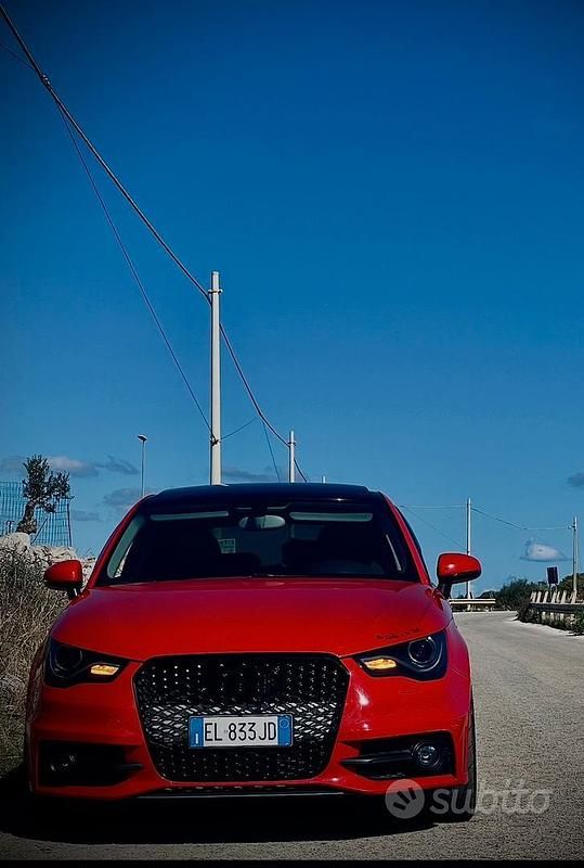 Usata Audi A1 S-Line 143 CV (105 kW) 2012 Rosso Utilitaria