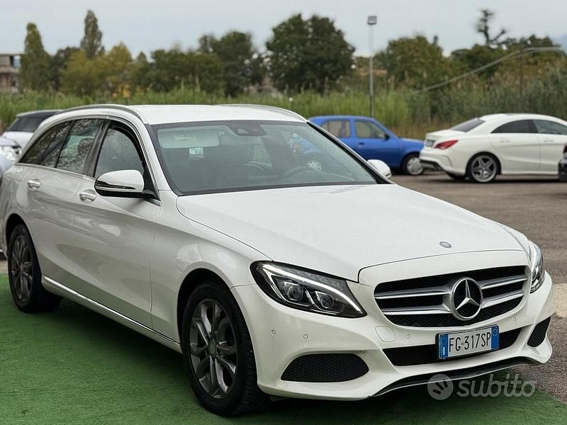 Usata Mercedes C200 Premium 135 CV (99 kW) 2016 Bianco Berlina