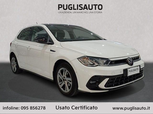 Usata VW Polo R-line 95 CV (69 kW) 2023 Bianco Berlina