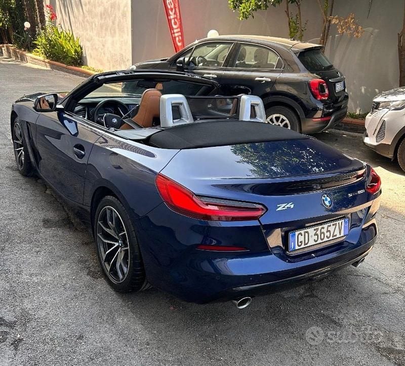 Usata BMW Z4 Sport Line 197 CV (144 kW) 2021 Blu metallizzato Cabrio