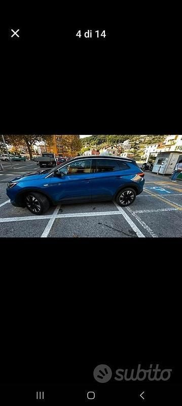 Usata Opel Grandland X 130 CV (95 kW) 2020 Blu SUV