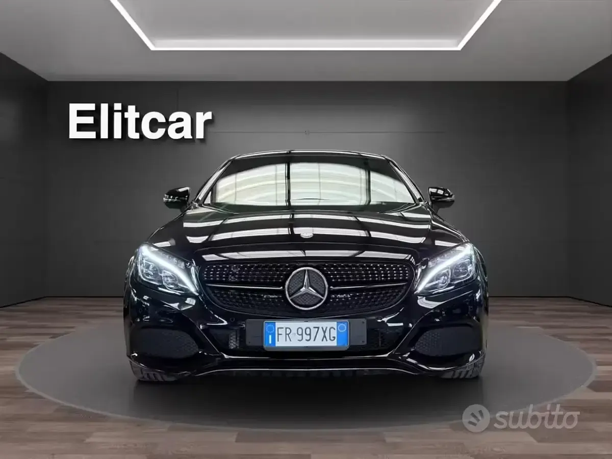 Usata Mercedes C180 156 CV (114 kW) 2017 Nero Coupé