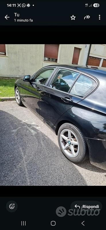 Usata BMW 120 184 CV (135 kW) 2017 Nero Utilitaria