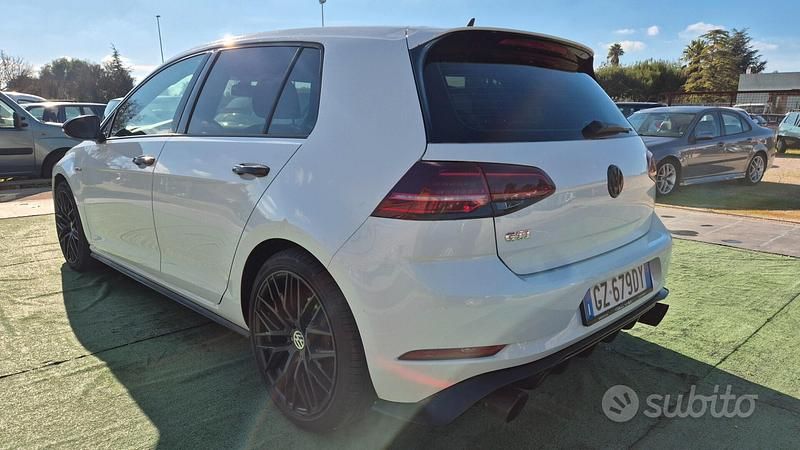 Usata VW Golf VII GTI 245 CV (180 kW) 2018 Bianco Berlina