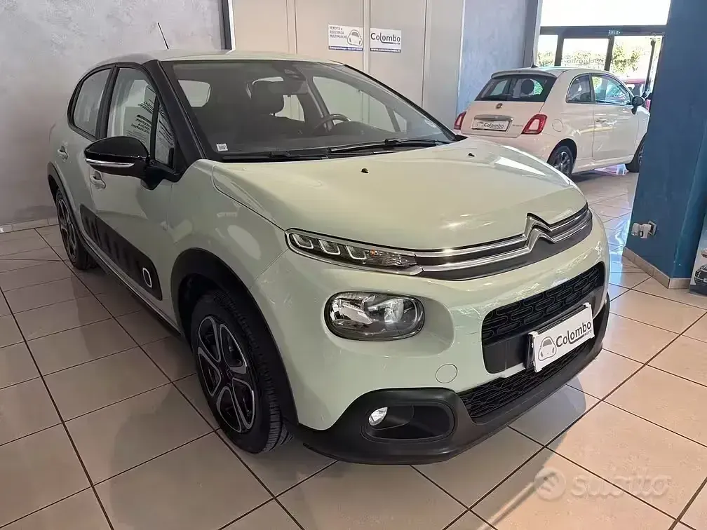 Usata Citroën C3 Feel 68 CV (50 kW) 2019 Verde Utilitaria