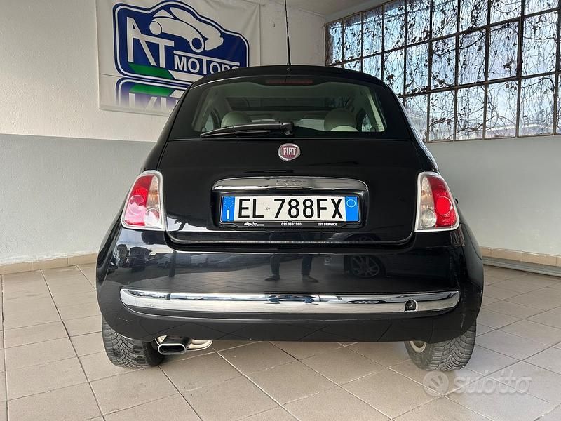 Usata Fiat 500 Lounge 69 CV (50 kW) 2012 Nero Berlina