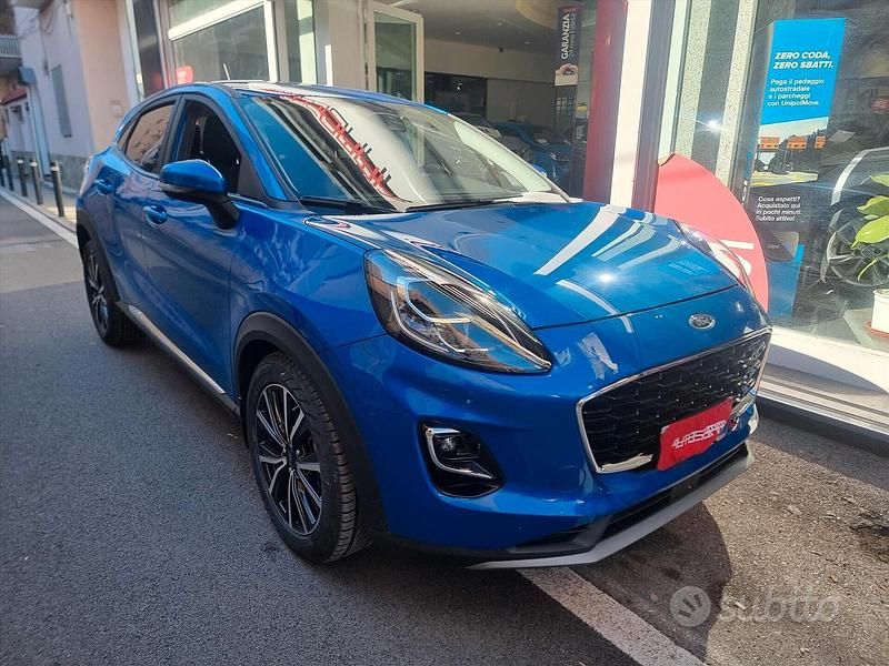 Usata Ford Puma Titanium X 120 CV (88 kW) 2021 Blu SUV