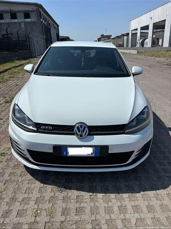 Usata VW Golf VII GTD 184 CV (135 kW) 2015 Bianco Berlina