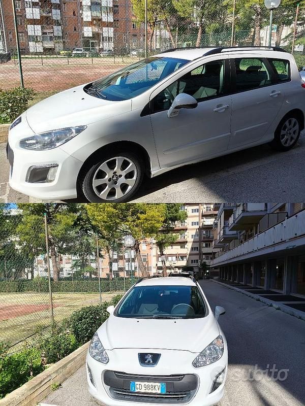 Usata Peugeot 308 SW Business-Line 93 CV (68 kW) 2013 Bianco Station wagon