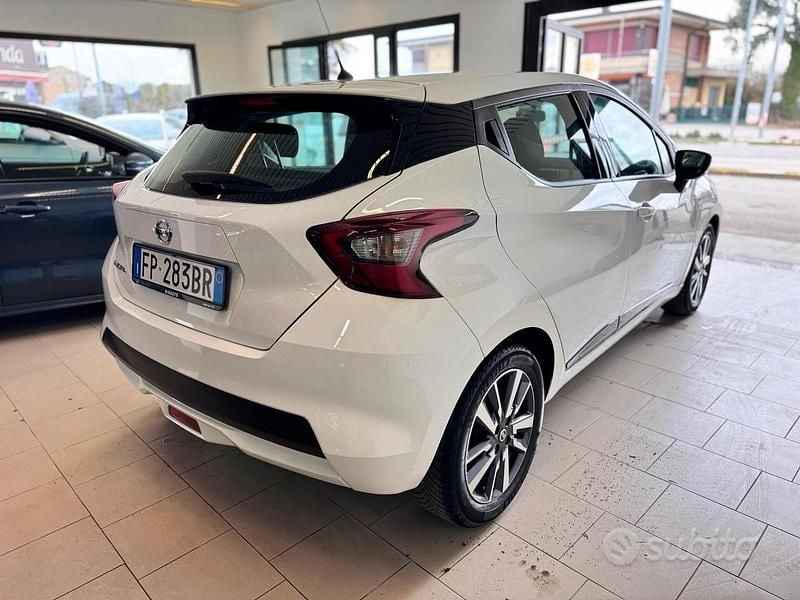Usata Nissan Micra 71 CV (52 kW) 2018 Bianco Utilitaria