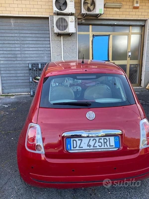 Usata Fiat 500 69 CV (50 kW) 2010 Rosso Berlina