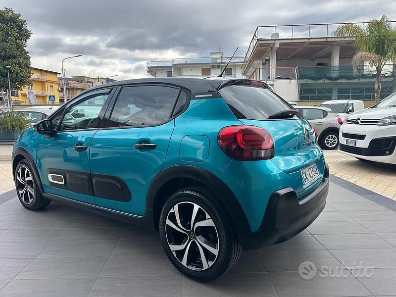 Usata Citroën C3 Shine 102 CV (75 kW) 2022 Verde Utilitaria